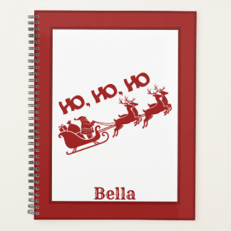 Agenda HO.HO.HO Christmas Santa Sleigh With Reindeer