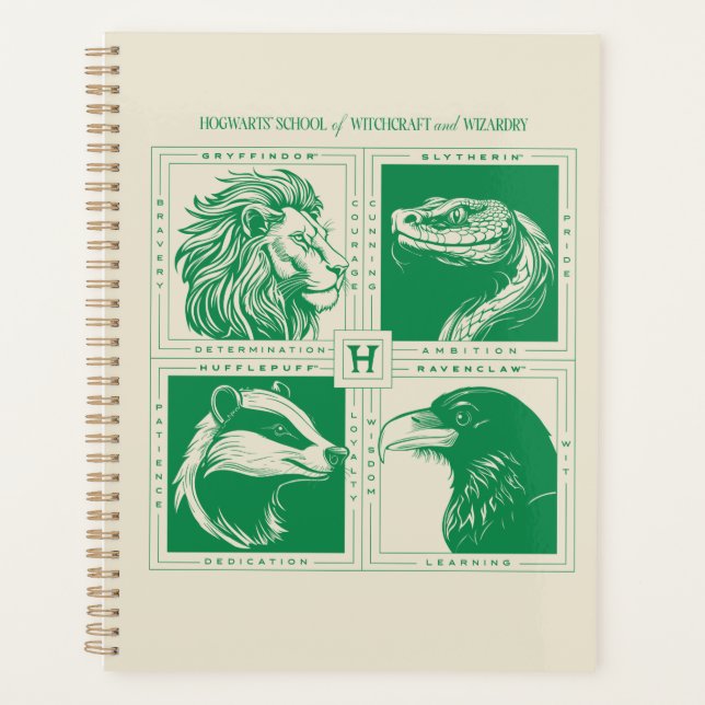 Agenda HOGWARTS™ House Animal Grid (Frente)