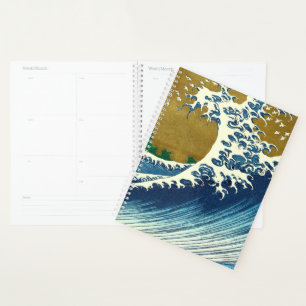 Agenda Hokusai Big Wave Japão Art