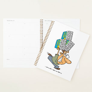 Agenda Homem de Desenho Animado Engraçado em Compras Pâni