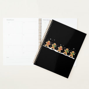 Agenda Homem de Pão de Gengibre Bonito Natal Festa Padeir