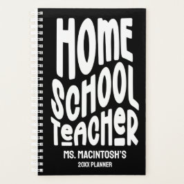 Agenda Homeschool Teacher Minimalist Text
