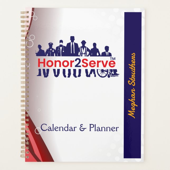Agenda Honor2Serve (Frente)