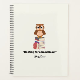 Agenda "Hoot for a Good Read!" Amante de livros