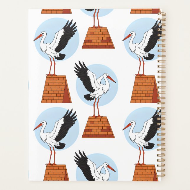 Agenda House Bunting Bird Pattern – Seamless Nature Desig (Verso)