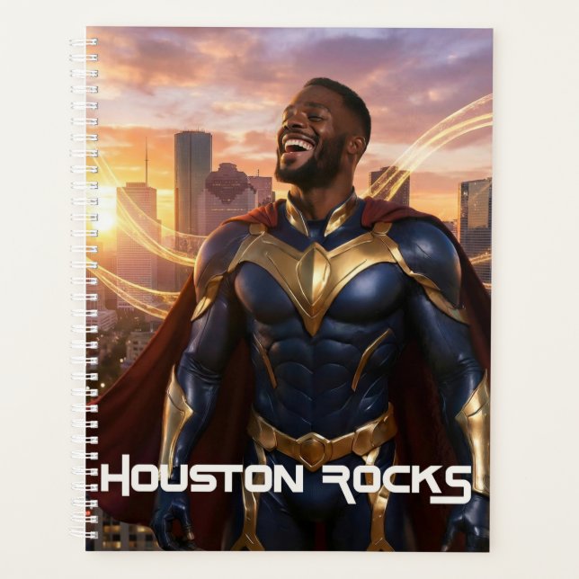 AGENDA HOUSTON - SUPERHERO (Frente)