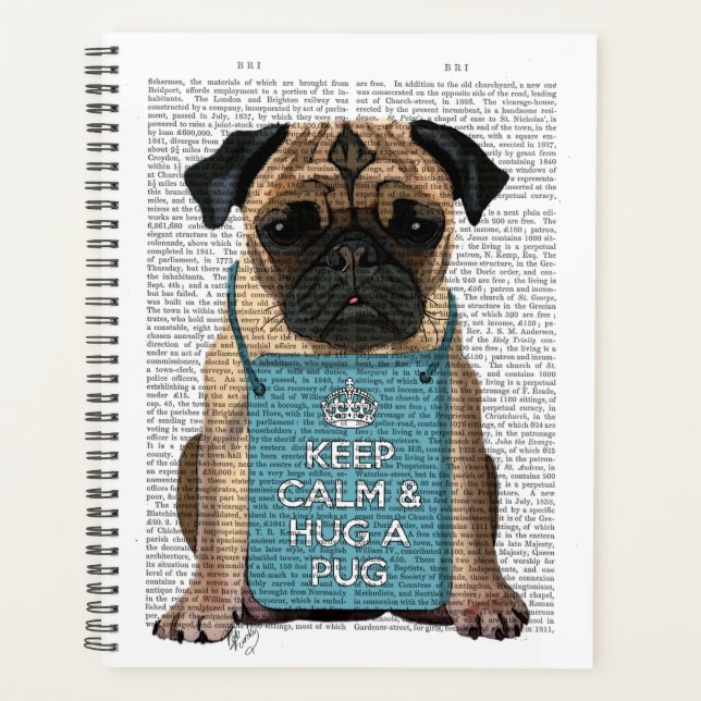 Agenda Hug a Pug (Frente)