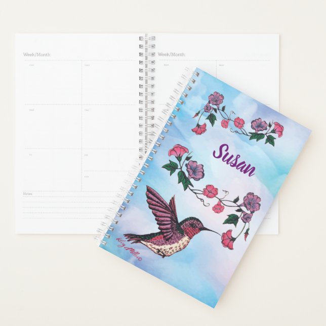 Agenda Hummingbird Planner (Exibição)
