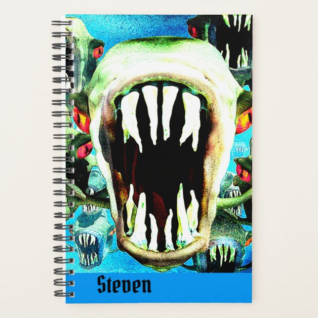 Agenda Hungry Piranha Personalizada (Frente)