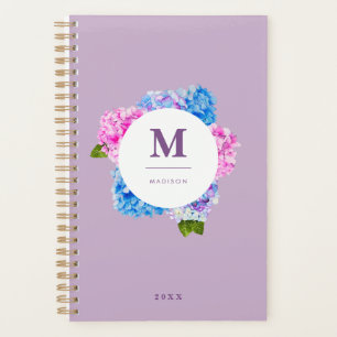 Agenda Hydrangeas Floral Wreath   Monograma