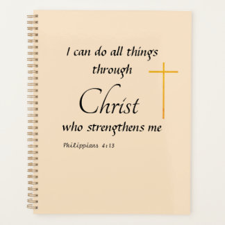 Agenda I can do all things through Christ