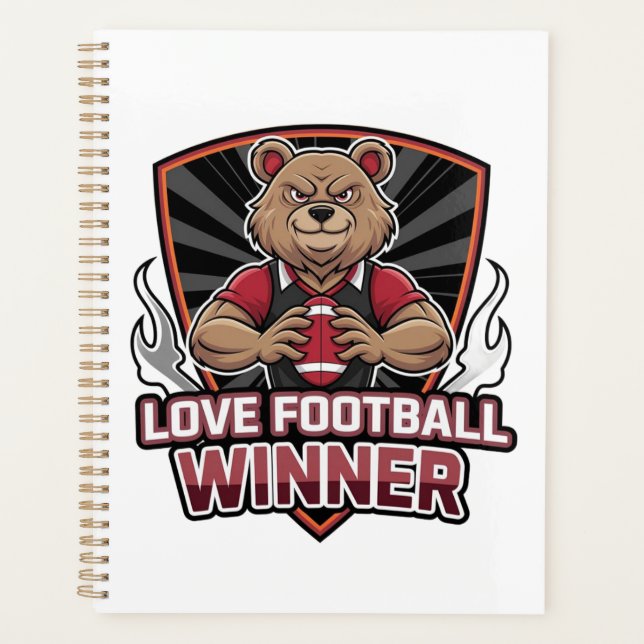 Agenda I love football  (Frente)