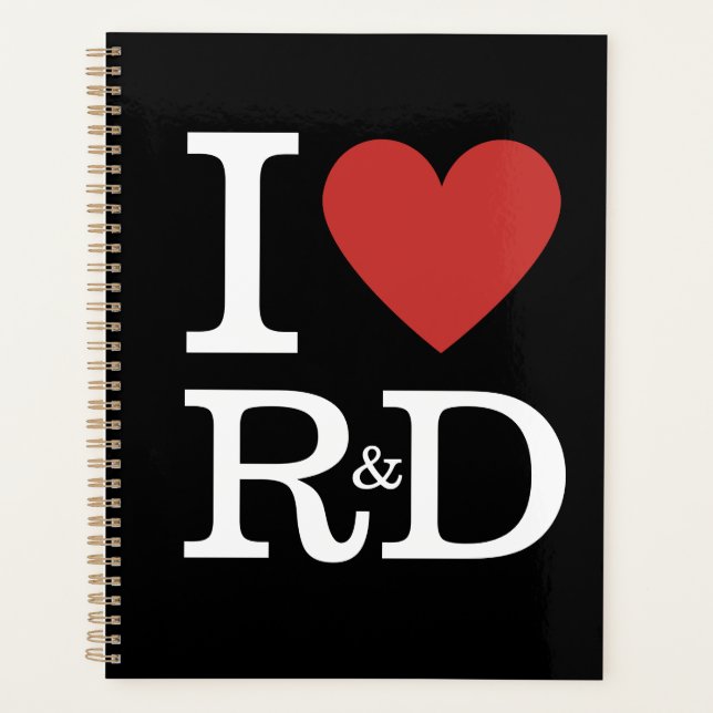 Agenda I ❤️ Love R&D - Departamento de P&D - (Frente)