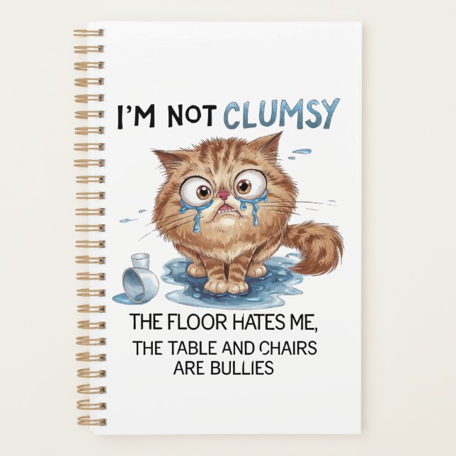 Agenda I’m Not Clumsy the Flor Hates Me  (Frente)