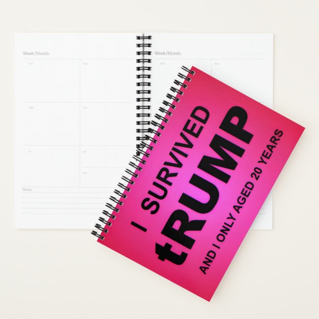 Agenda I Survived tRUMP (Exibição)