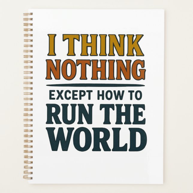 Agenda I think Nothing - Rule the world (Frente)