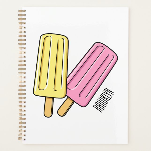 Agenda Ice pop cartoon (Frente)