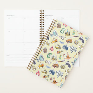 Agenda Ícones do Harry Potter da Watercolor