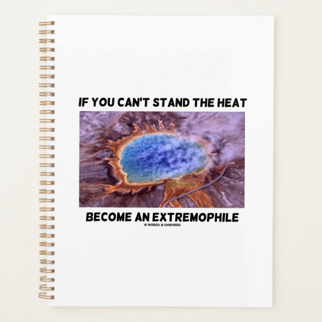 Agenda If You Can't Stand The Heat Become An Extremophile (Frente)