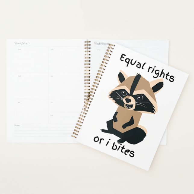 Agenda Iguais Direitos Ou Eu Mordo Raccoon (Exibição)