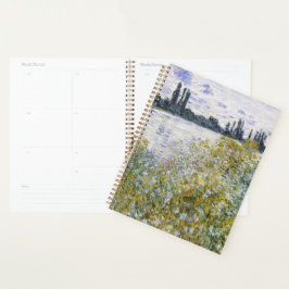 Agenda Ilha Flor perto de Vétheuil, Claude Monet