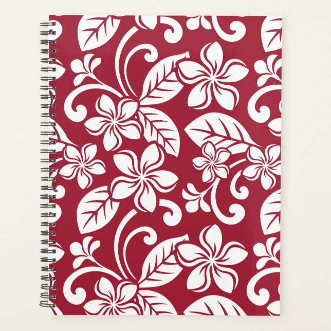 AGENDA ILHA PLUMÉRIA (VERMELHO CARDINAL) (Frente)