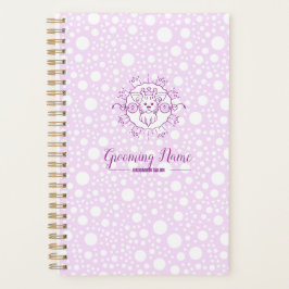 Agenda Ilustração de Cachorro de Cartoon para o Alinhamen