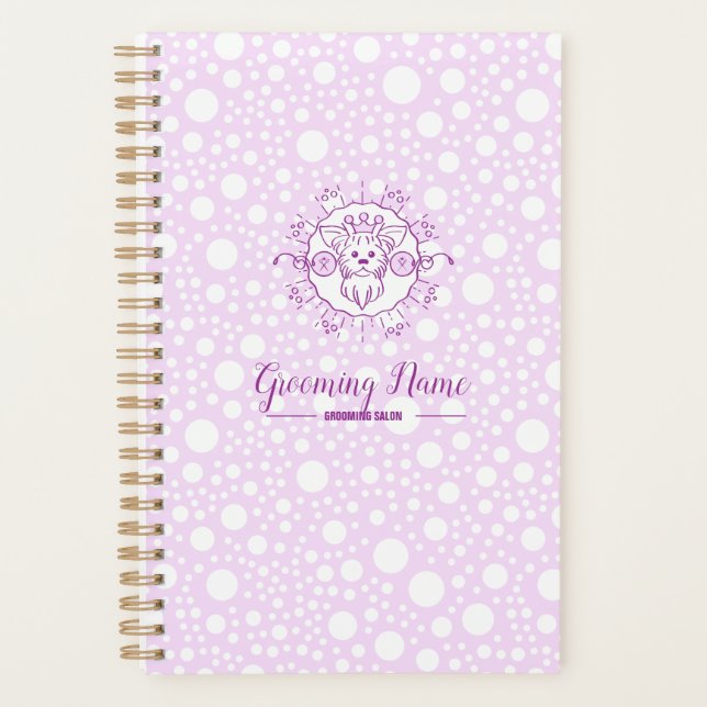 Agenda Ilustração de Cachorro de Cartoon para o Alinhamen (Frente)