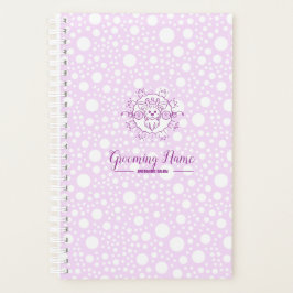 Agenda Ilustração de Cachorro de Cartoon para o Alinhamen