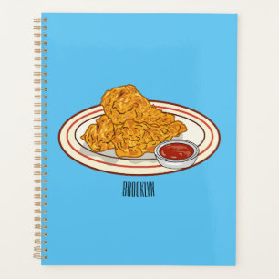Agenda Ilustração de desenho animado de frango desidratad