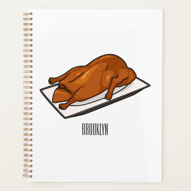 Agenda Ilustração de desenho animado de patos-de-porco (Frente)