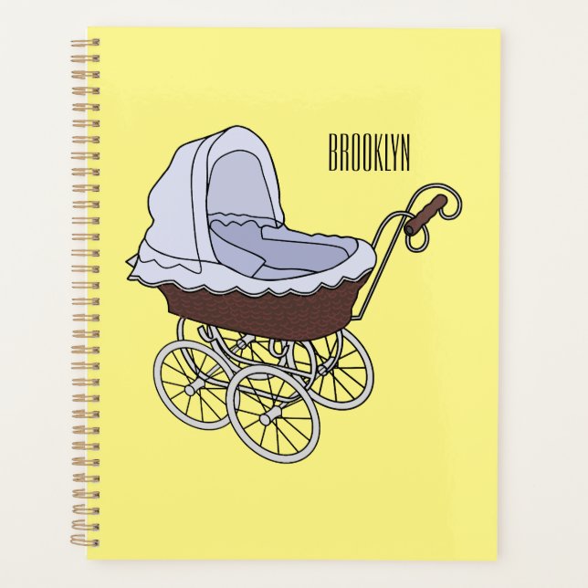 Agenda Ilustração de desenho animado do stroller (Frente)