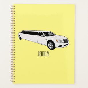 Agenda Ilustração de desenho da limusine