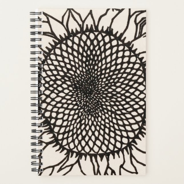 Agenda Ilustração de girassol de novembro Julie de Graag (Frente)