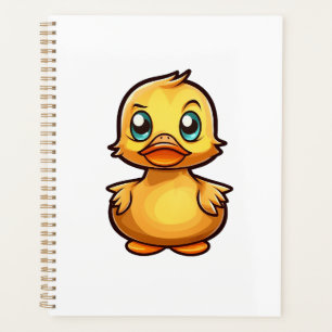 Agenda Ilustração de pato de desenho animado