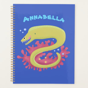 Agenda Ilustração engraçada de desenho animado de engu