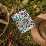 Agenda Ilustração floral botânica<br><div class="desc">Ilustração floral botânica. Ilustração de jardim botânico de aquarela, de cor branca, com flores e ramos.</div>