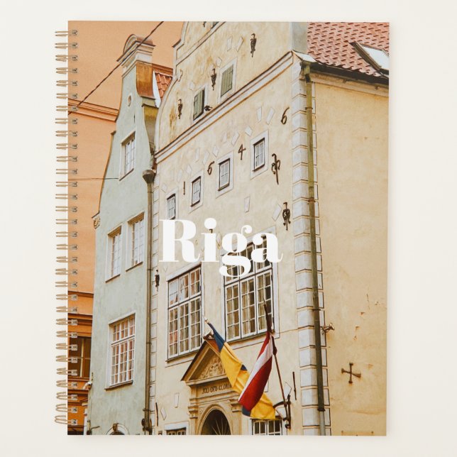 Agenda Ímã de Foto Flexível da Cidade de Riga (Frente)