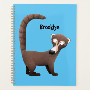 Agenda Imagem curiosa e engraçada de desenho animado de c