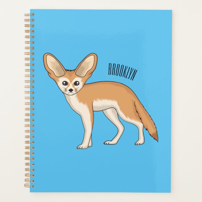 Agenda Imagem de desenho animado de fennec fox (Frente)