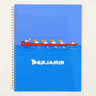 Agenda Imagem engraçada de desenhos animados pelicanos