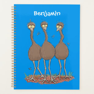 Agenda Imagem engraçada do desenho animado emu australian