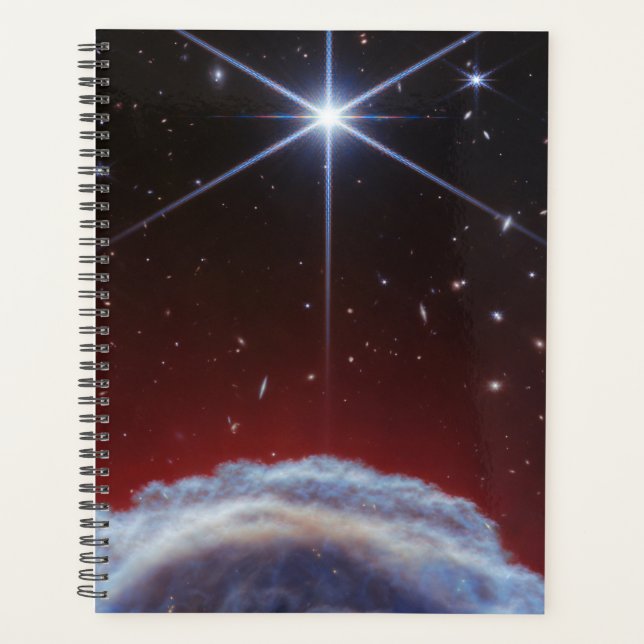 Agenda Imagem JWST da Nebulosa de Horsehead (Frente)