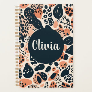 Agenda Impressão Animal Personalizada de Guepardo Leopard