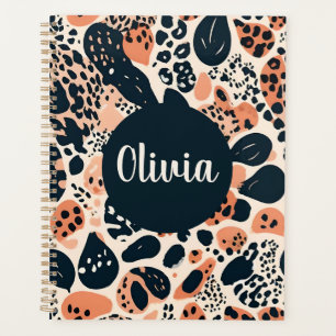 Agenda Impressão Animal Personalizada de Guepardo Leopard
