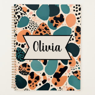 Agenda Impressão Animal Personalizada Fofa