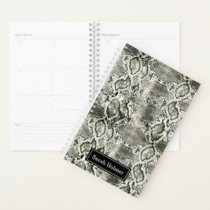 Agenda Impressão Cobra branco