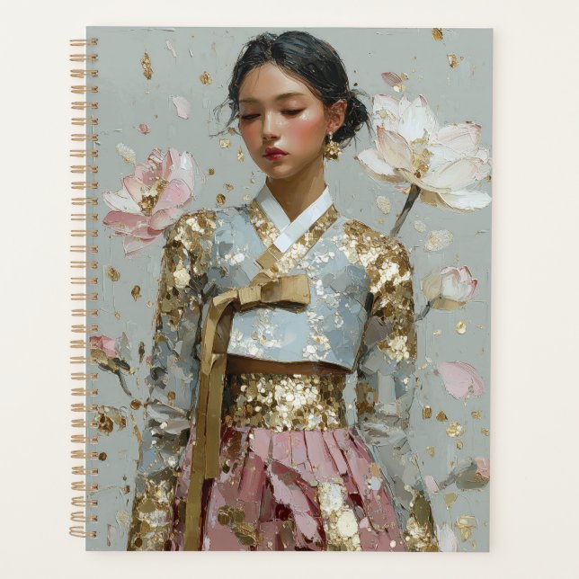 Agenda Impressão de Arte Hanbok Moderna (Frente)