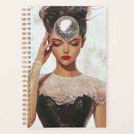 Agenda Impressão de Glamor e Disco | Elegante Fashion Art