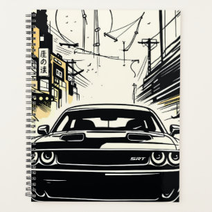 Agenda Impressão de Ilustração de Arte Pop Frontal de Mus